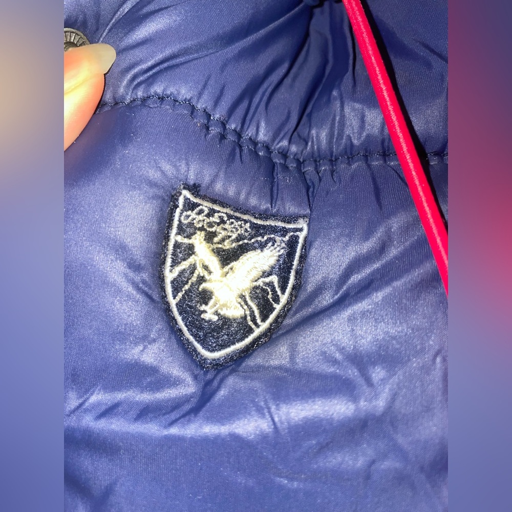 American Eagle Navy Jacket Medium - image 6